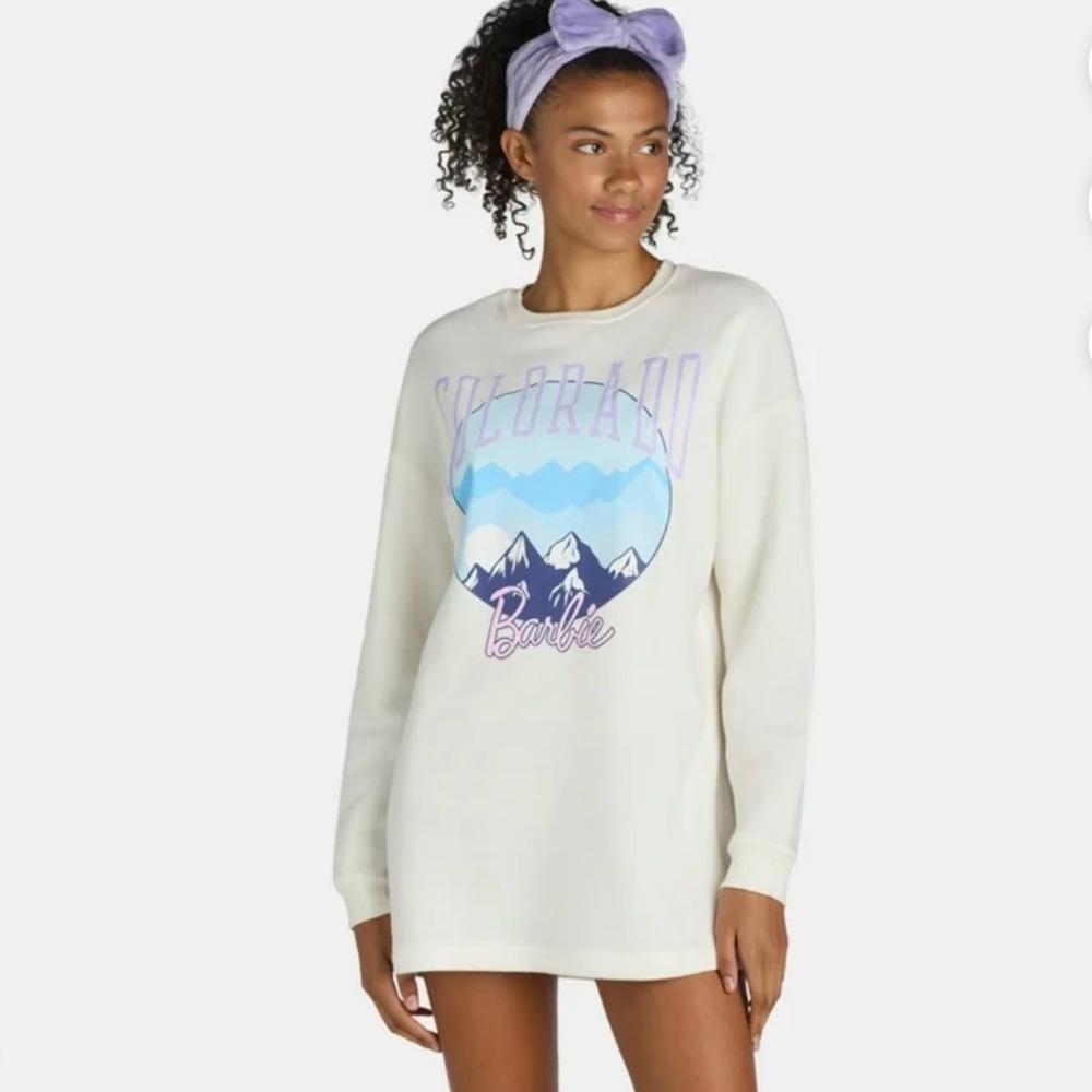 Barbie Pajama Dress with Long Sleeves